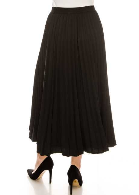 Midi Length Skirt Black