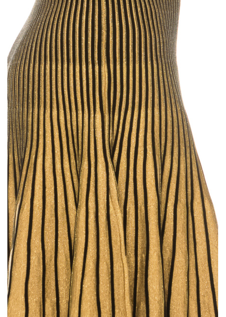Striped knit skirt 