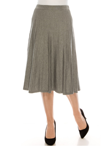 Small Pleated Grey Skirt