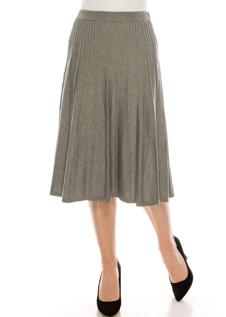 Small Pleated Grey Skirt