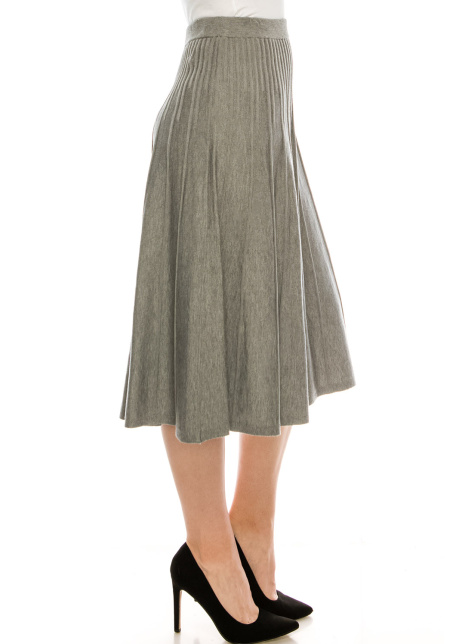 Small Pleated Grey Skirt