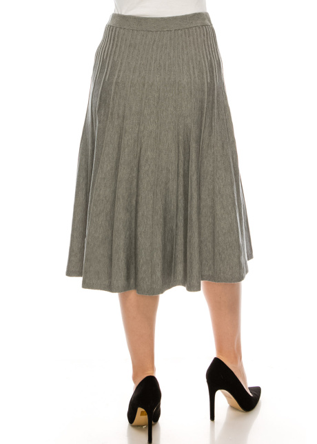 Small Pleated Grey Skirt