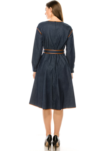 Dress DR3016 Denim