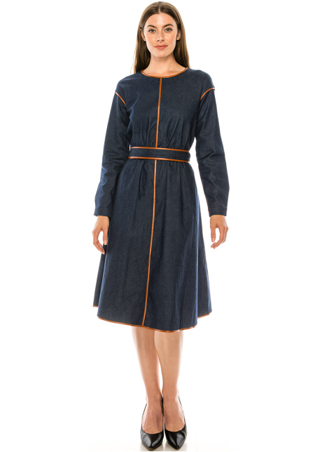 Dress DR3016 Denim