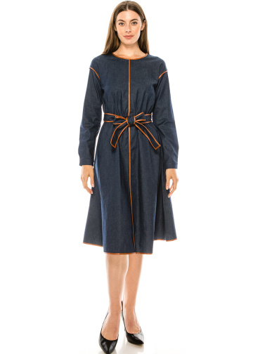 Dress DR3016 Denim