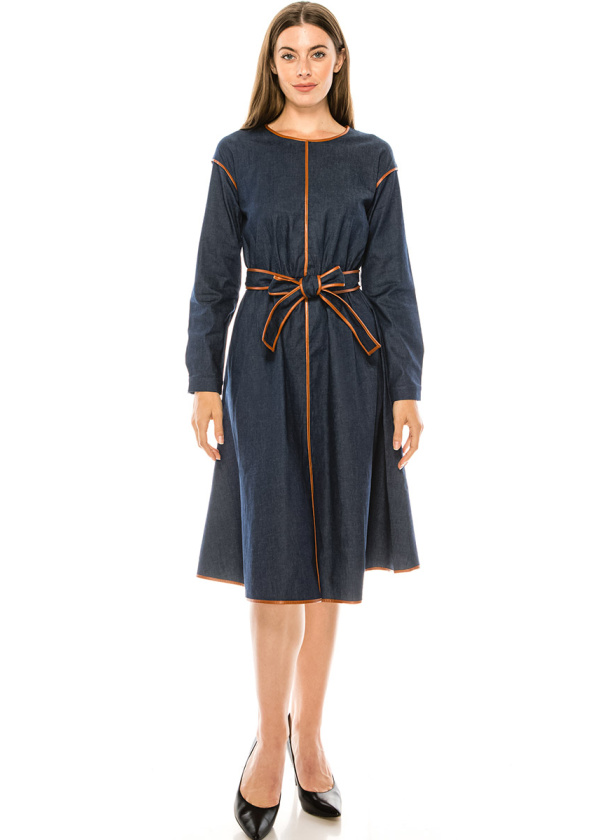 Dress DR3016 Denim