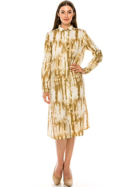 Dress DR3030 Camel