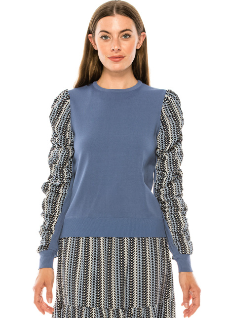 Sweater F2381 Blue