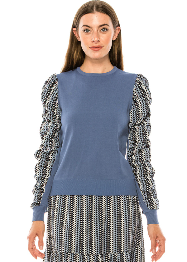 Sweater F2381 Blue