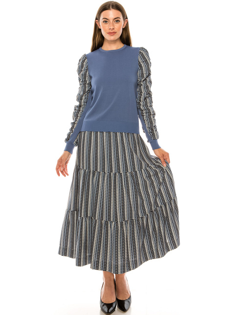 Sweater F2381 Blue