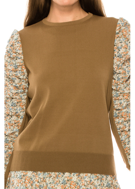 Sweater F2381 Camel