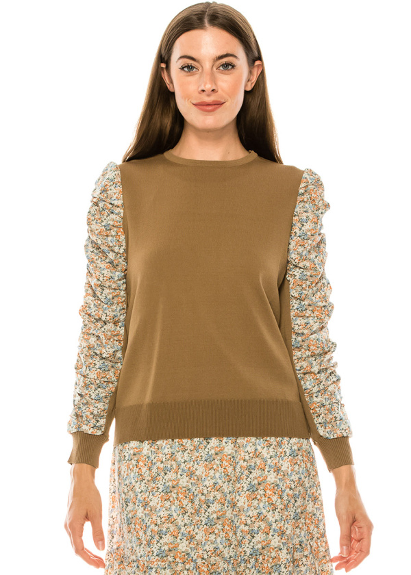 Sweater F2381 Camel