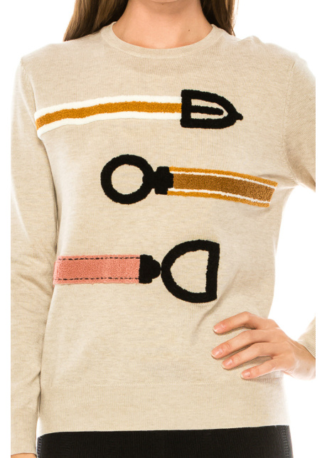 Sweater F2783 Beige
