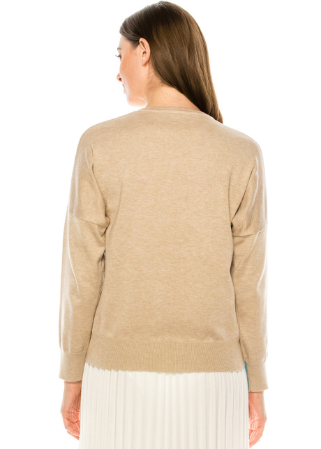 Sweater F2804 Beige