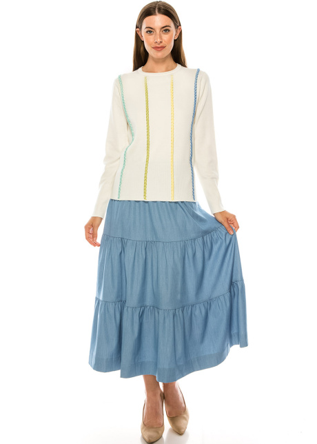 Sweater F2805 White