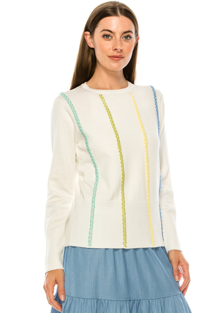 Sweater F2805 White