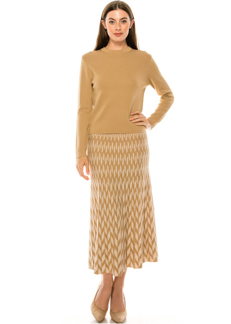 Skirt SKA159 Camel