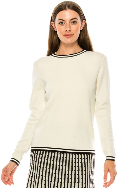 Sweater KA176 White