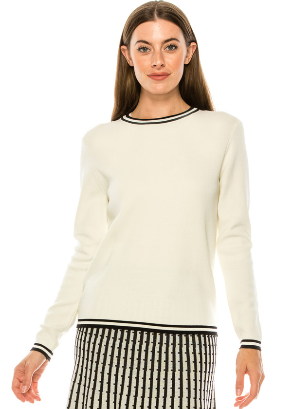 Sweater KA176 White