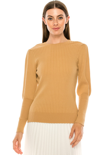 Sweater S2538 Camel