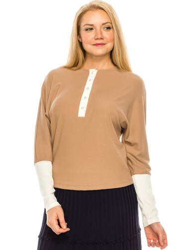 T-SHIRT S2584 Beige