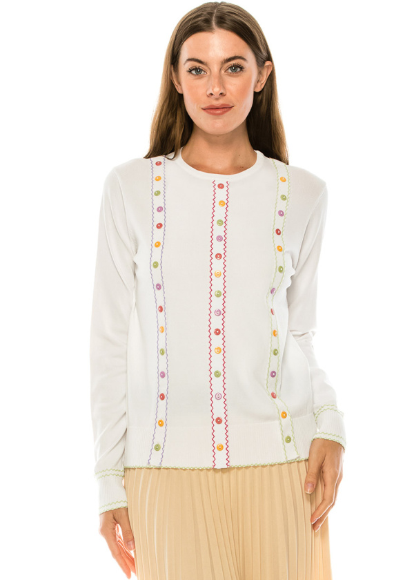 Sweater S2924 White