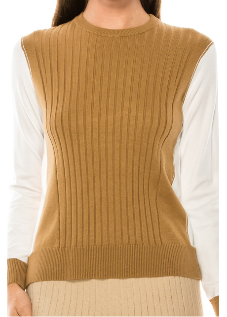 Sweater S2949 Camel
