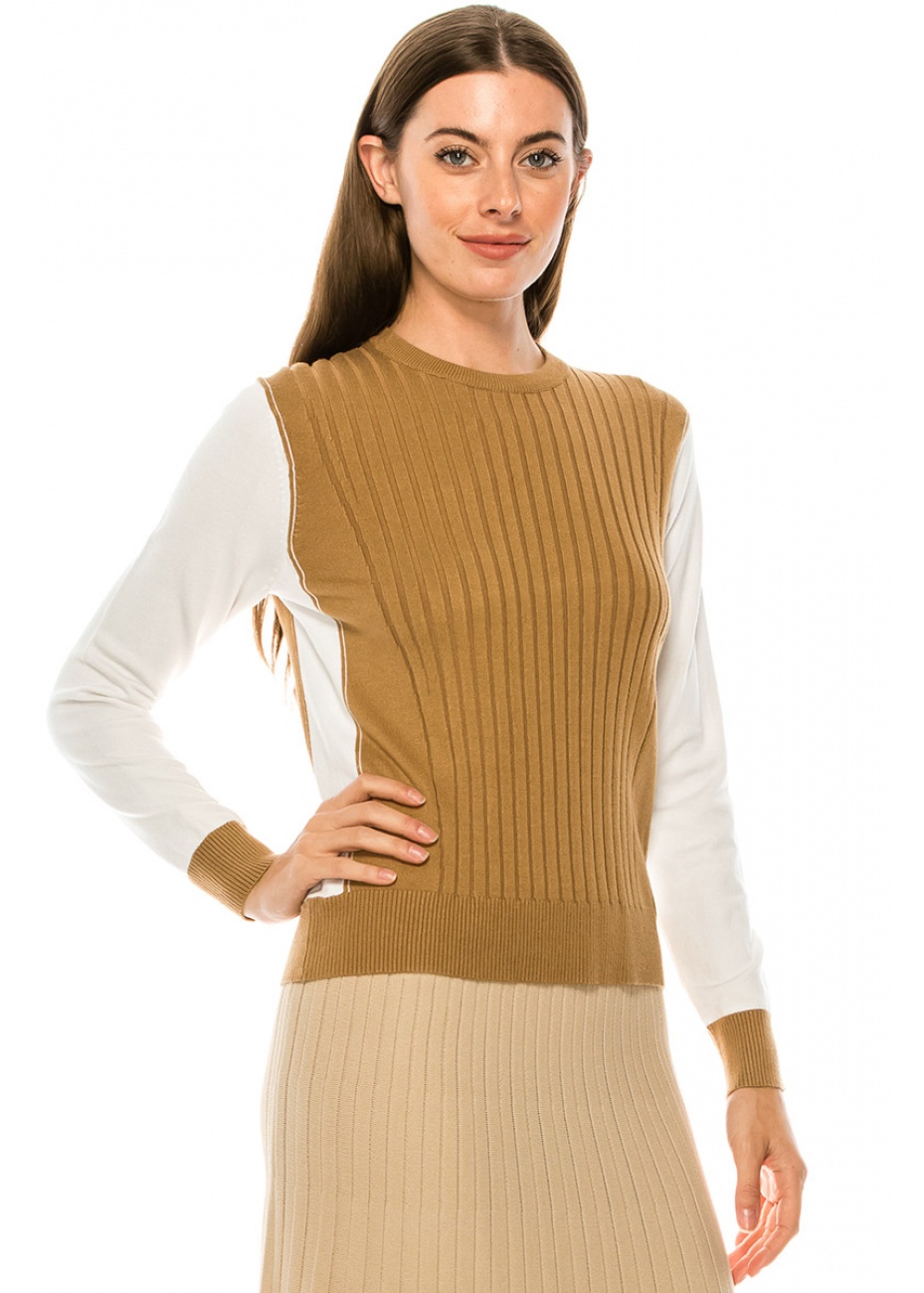 Sweater S2949 Camel