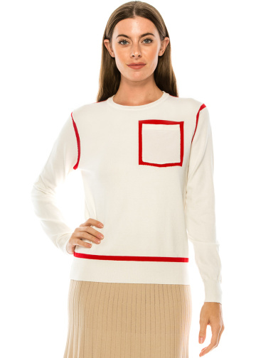 Sweater S2951 White