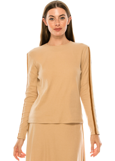 T-SHIRT S3022 Camel