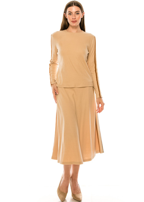Skirt SK3022 Camel