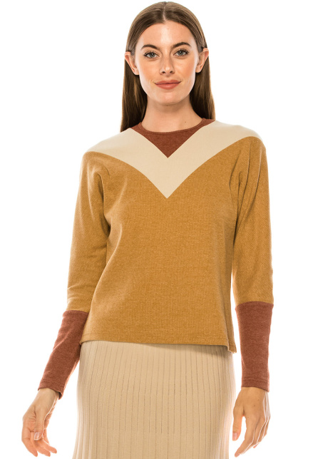 T-SHIRT S3025 Camel