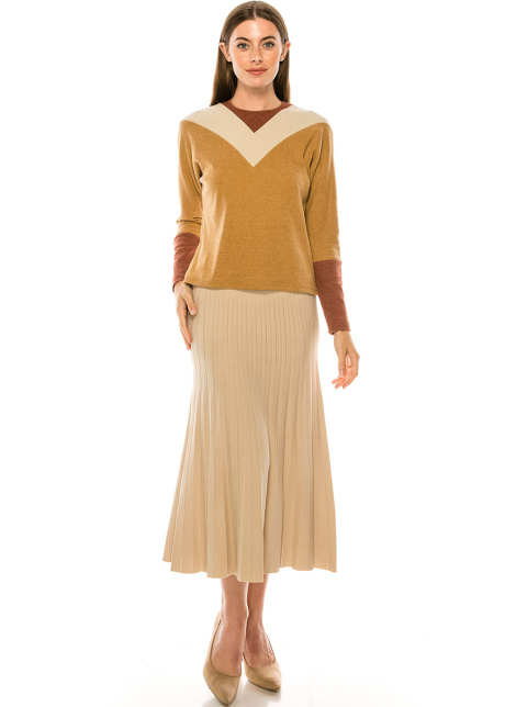 T-SHIRT S3025 Camel