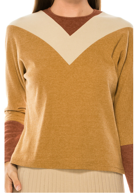T-SHIRT S3025 Camel