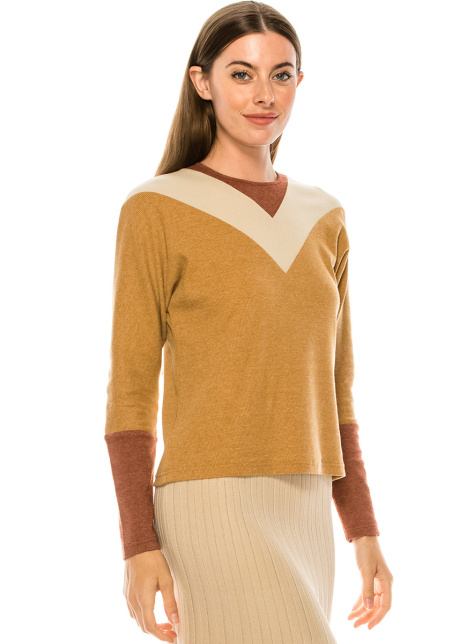 T-SHIRT S3025 Camel