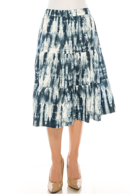 Skirt SK2591 Blue Tye-Dye