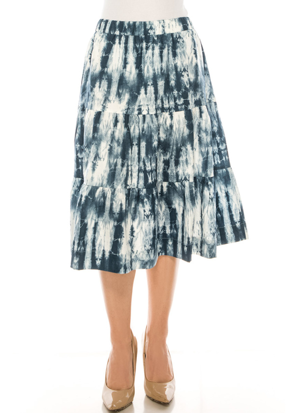 Skirt SK2591 Blue Tye-Dye