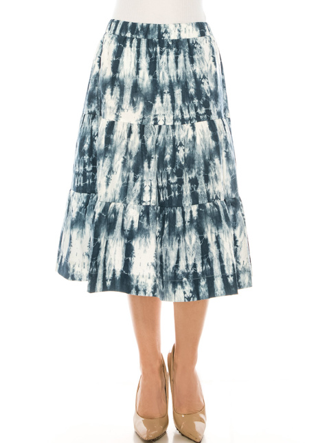 Skirt SK2591 Blue Tye-Dye