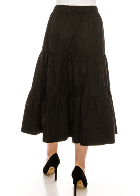 Skirt SK2591 Midi Black