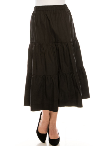 Skirt SK2591 Midi Black