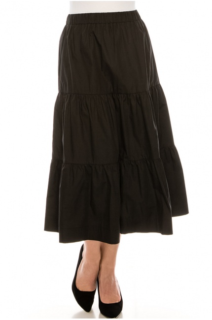 Skirt SK2591 Midi Black
