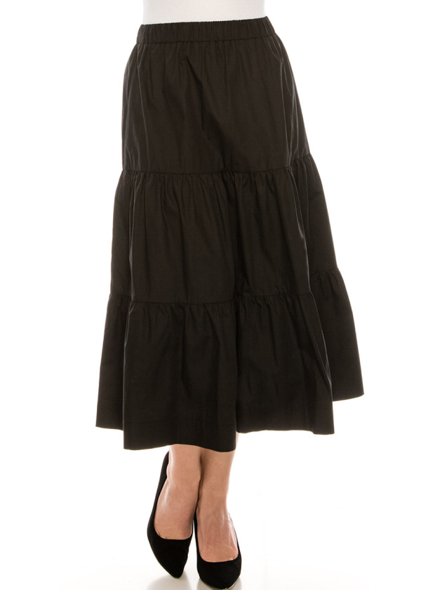 Skirt SK2591 Midi Black