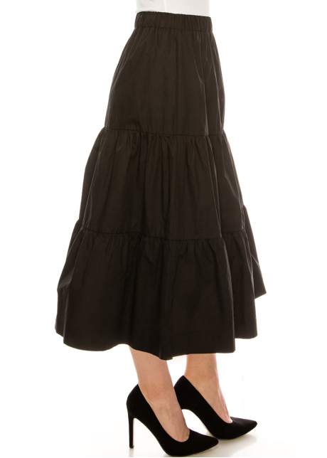 Skirt SK2591 Midi Black