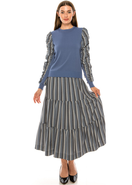 Skirt SK2593 Blue