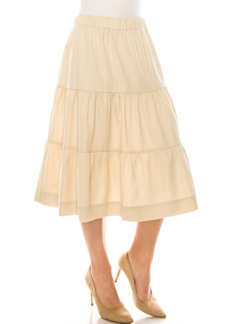Skirt SK2594 Beige