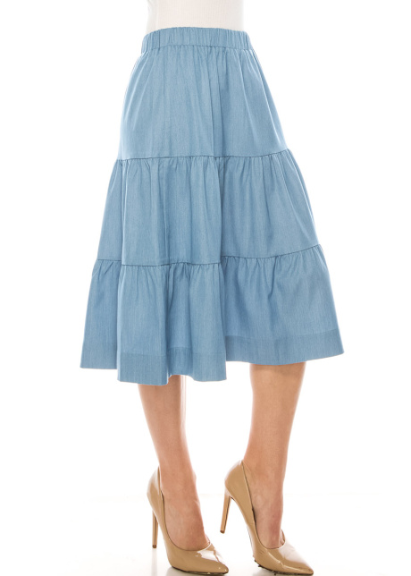 Skirt SK2594 Light Denim
