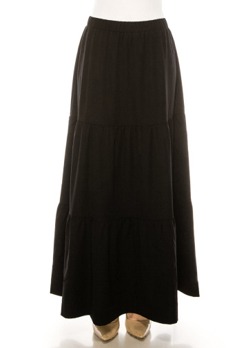 Skirt SK2594 Maxi Black