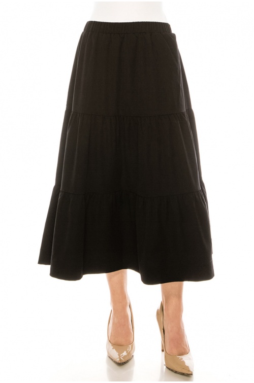 Skirt SK2594 Midi Black