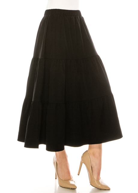 Skirt SK2594 Midi Black