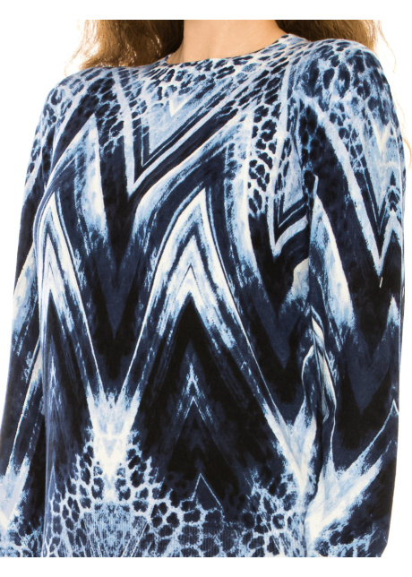 The Vibrant Blue Tie-Dye Sweater